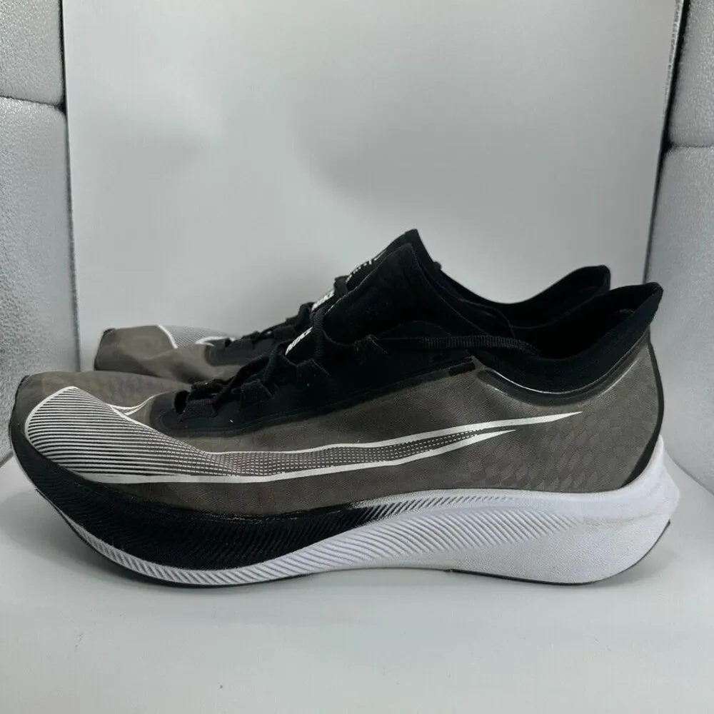 Nike Zoom Fly 3 Shoes Mens Size 11‎ Black White Running Cushioned